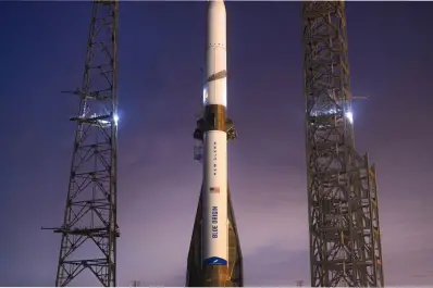 Los humanos cada vez más cerca de Marte: la NASA lanzará su potente cohete New Glenn este domingo