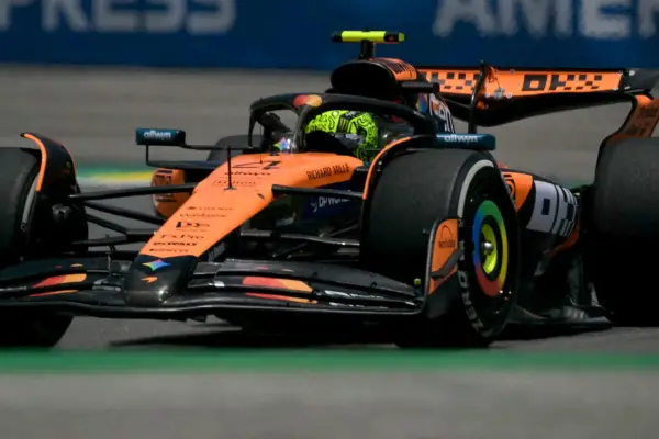 Lando Norris se quedó con la pole para la carrera sprint y largará primero en el GP de Brasil de la F-1