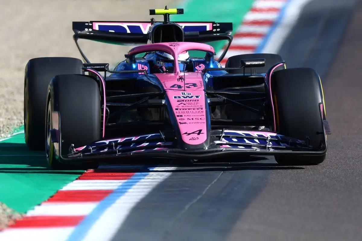 Franco Colapinto en su Alpine