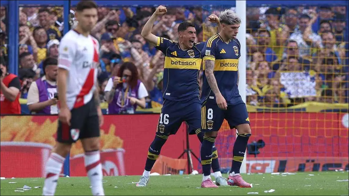 VOLVIÓ A FESTEJAR EN CASA. Boca venció a River en la Bombonera y cortó una racha de más de tres años sin triunfos ante su eterno rival como local.