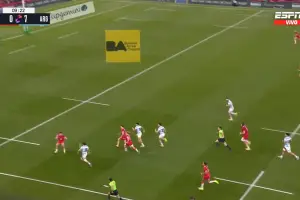 Video: el brillante kick de Mateo Carreras que derivó en un try de Los Pumas ante Gales