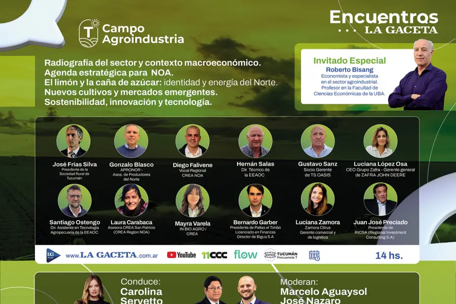 Mirá Encuentros LA GACETA, un espacio para pensar las políticas y necesidades del campo en la región