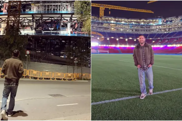 Una pareja filmaba su paseo romántico y se cruzó con Lionel Messi: así fue el momento viral