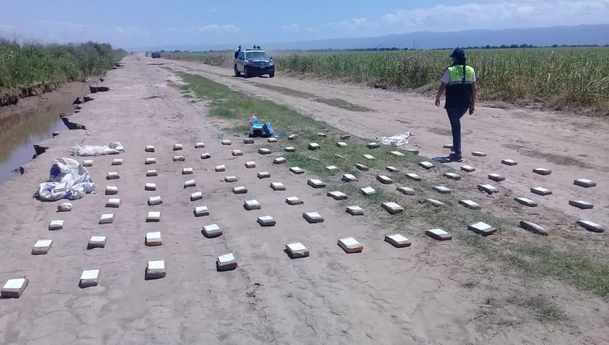 SORPRESA. Los 273 kilos de marihuana arrojados en Taco Ralo que después se descubriría que era 