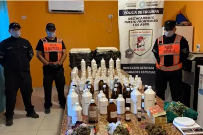 En una encomienda enviaron precursores químicos para elaborar cocaína