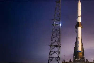 La tormenta solar más feroz del año canceló otra vez el lanzamiento de la nave New Glenn de la NASA