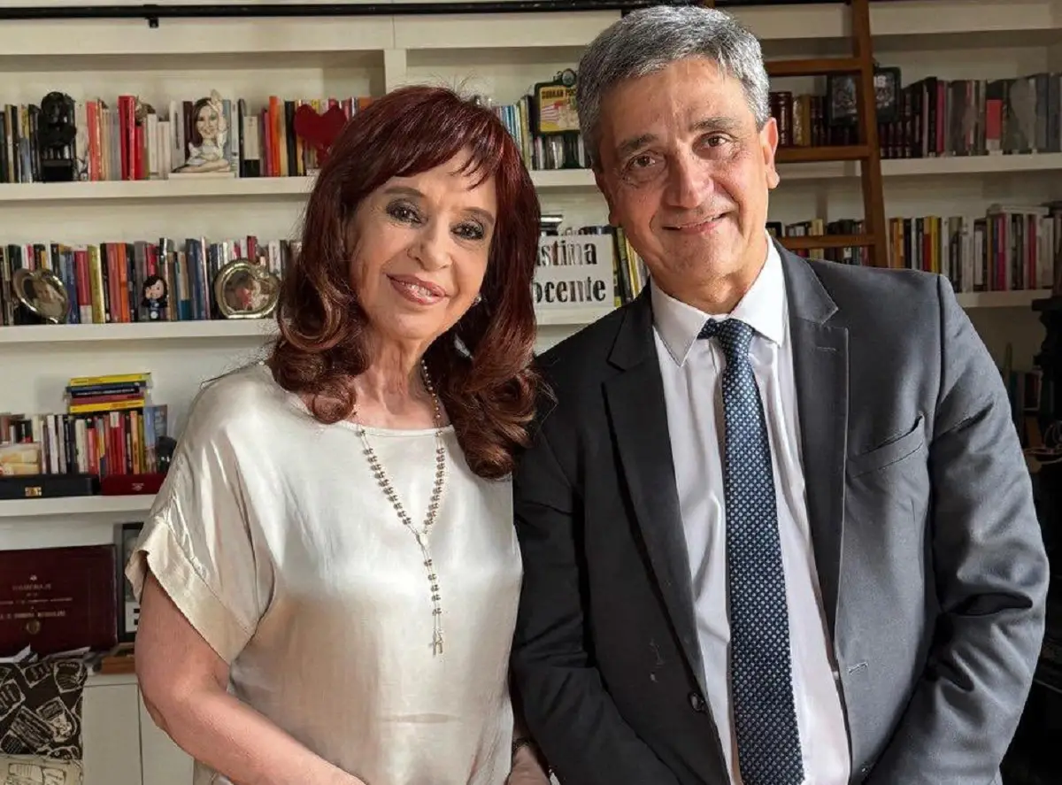 Cristina Kirchner y Pablo Yedlin. 