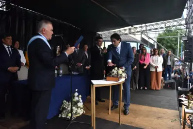 Jaldo puso en funciones a Bruno Romano en Alberdi