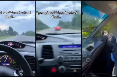 Imprudencia en Bella Vista: un conductor filmaba videos circulando a más de 170 km/h y con su hijo sin cinturón