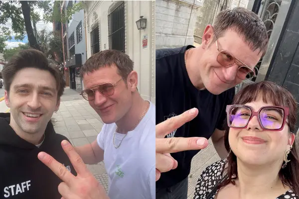 Matt Smith sorprendió a los argentinos paseando por pleno Palermo