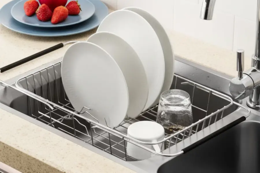 La alternativa al secaplatos que ahorra espacio y mantiene la mesada impecable
