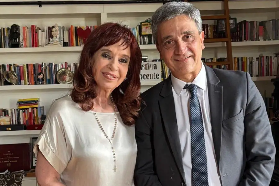 Cristina Kirchner y Pablo Yedlin. 