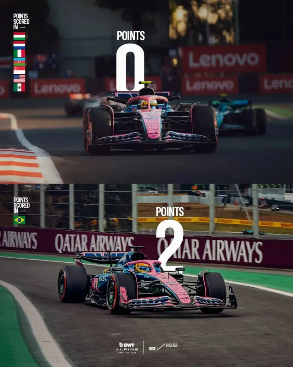 El polémico posteo de Alpine que fue cuestionado por los fanáticos de Colapinto.