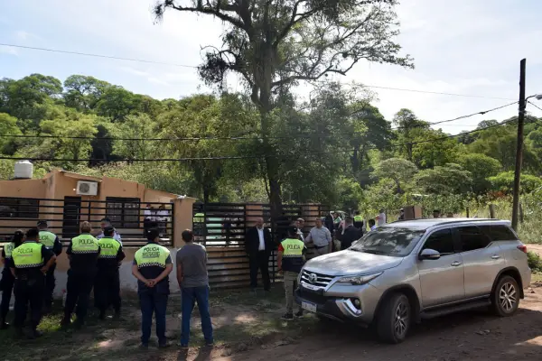 EN EL CADILLAL. Beltrán está acusado de llevar a un grupo de presos a trabajar en su casa de fin de semanas. 