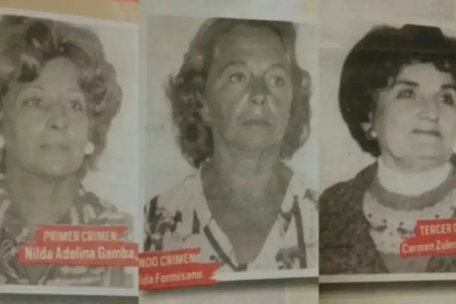 Laas tres víctimas de Yiya Murano