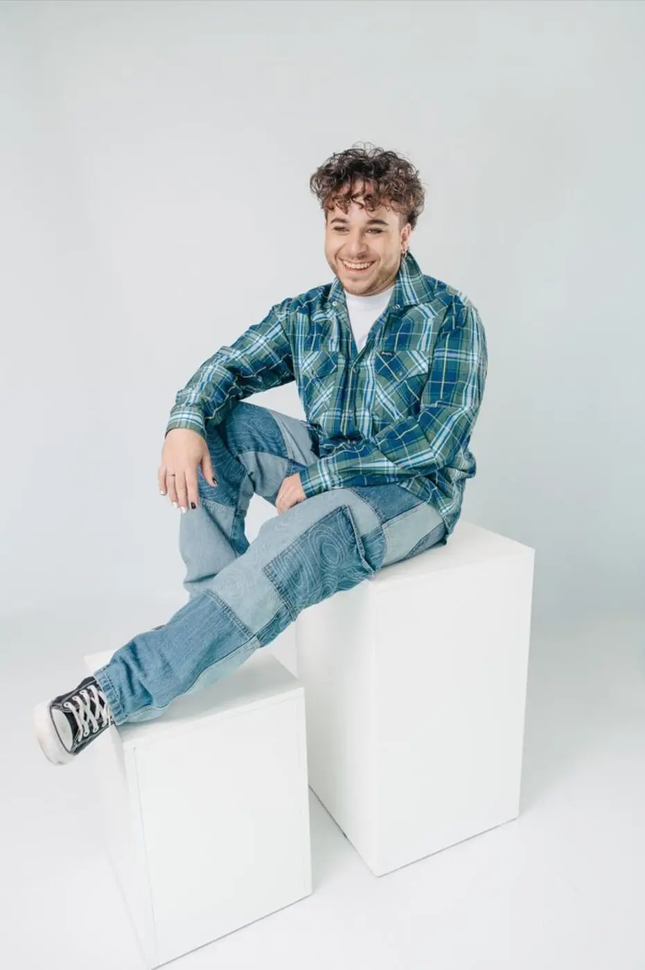 JUVENTUD Y CREATIVIDAD. Joaquín Silva se identifica con el pop y el rock.