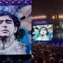 Video: Oasis homenajeó a Maradona en el Monumental y emocionó a los argentinos