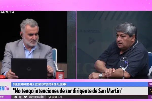 Guillermo Norry se bajó de la disputa electoral en San Martín: “No seré dirigente; prefiero la libertad de la platea”