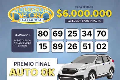 Los Números de Oro de LA GACETA del 19 de noviembre de 2025