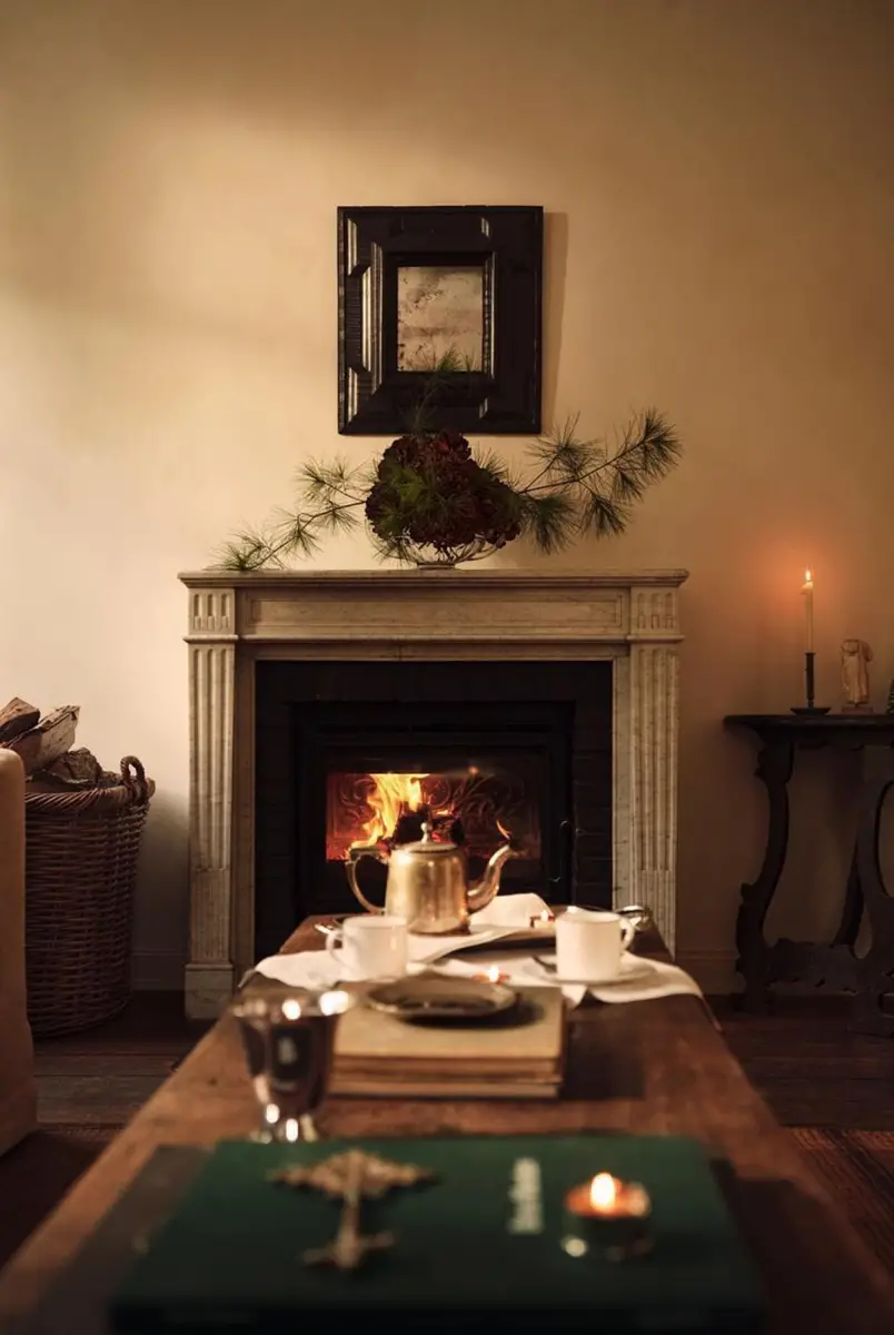 La paz y la serenidad son dos conceptos esenciales de este estilo navideño.