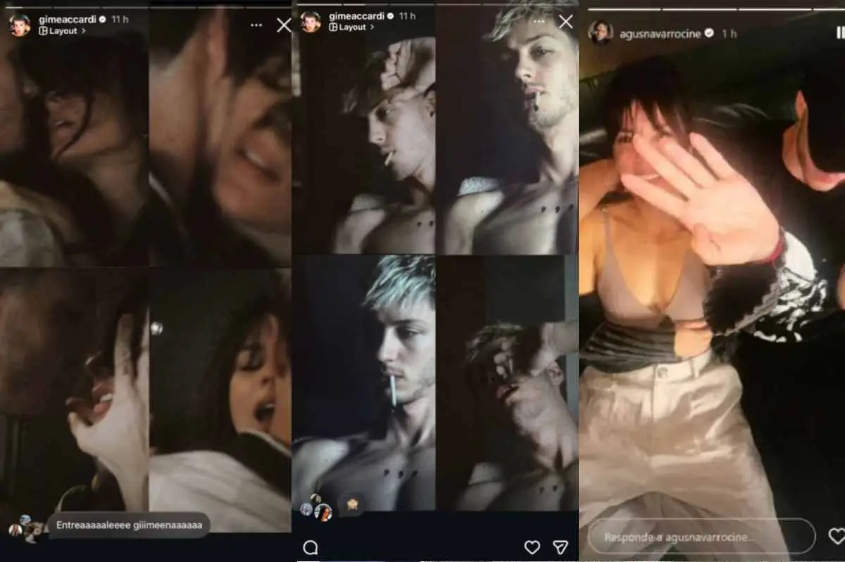 Alta tensión entre Gimena Accardi y Seven Kayne: los collages que explotaron en Instagram