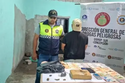 Concepción: secuestran un “ladrillo” de marihuana capaz de producir 12.000 bagullos