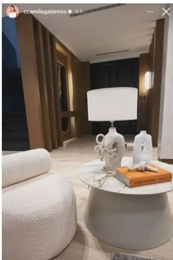 Camila Galante publicó una foto de la casa que comparte con Leandro Paredes y sus hijos