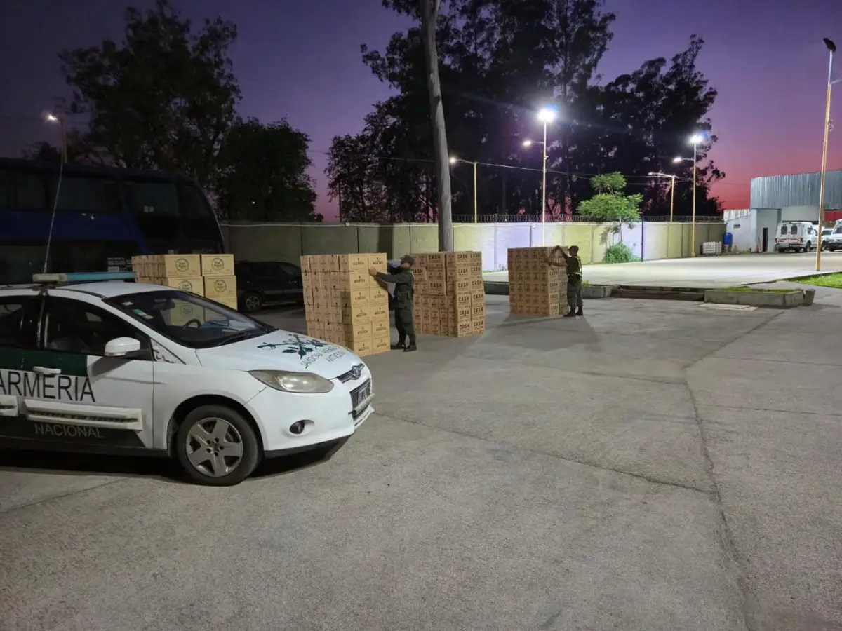 Secuestro de paquetes. GENDARMERÍA