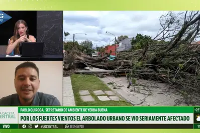 Tras la tormenta, algunas zonas de Yerba Buena siguen sin luz y el municipio trabaja a contrarreloj