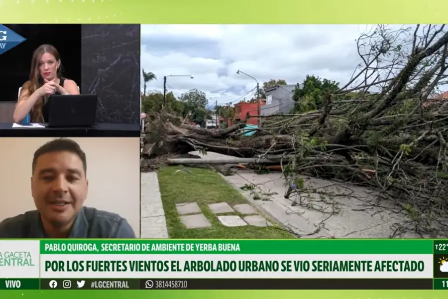 Tras la tormenta, algunas zonas de Yerba Buena siguen sin luz y el municipio trabaja a contrarreloj