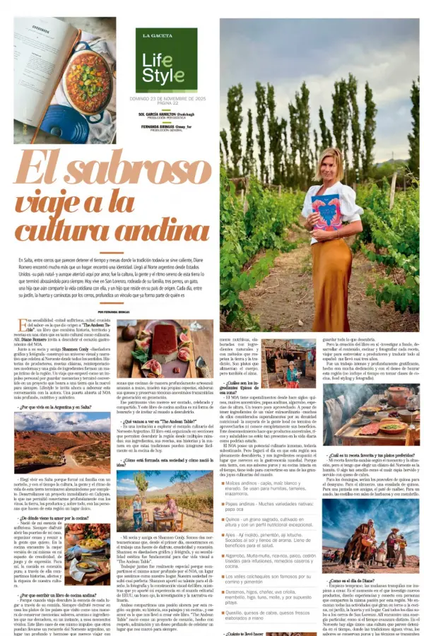 LIfeStyle: el sabroso viaje a la cultura andina