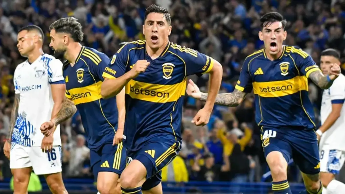 LA FIGURA. Merentiel marcó dos goles en la victoria de Boca sobre Talleres. El Xeneize sigue en carrera en el Clausura.