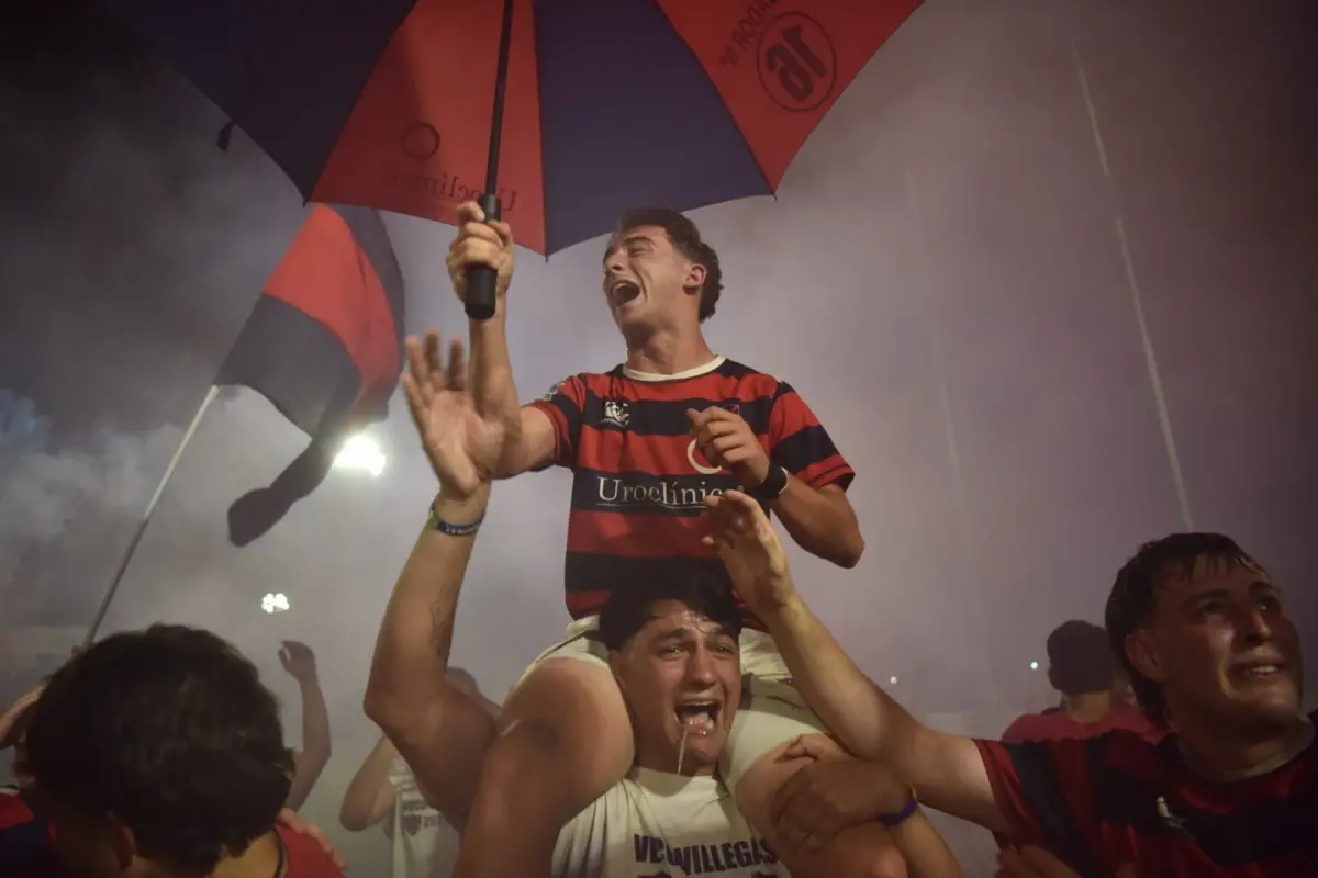 EMOCIONADO. Bertranou fue clave para el triunfo de Los Tordos.