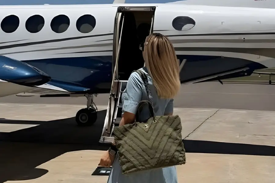 Wanda Nara viajó a Salta en un jet privado