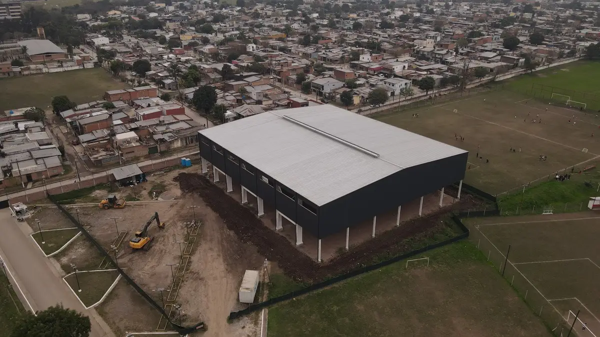PROCESO. Así fue el paso a paso para la creación del Polideportivo cerrado de San Martín.