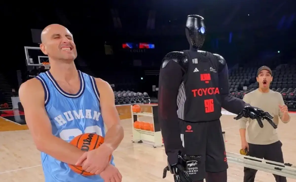 Manu Ginóbili vs. un robot: el bahiense, presente en el megaexperimento tecnológico de MrBeast