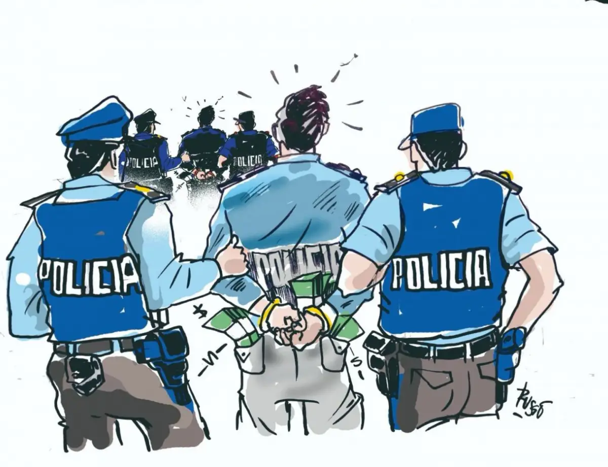 Policías en la cuerda floja