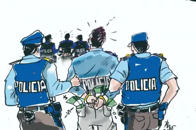 Policías en la cuerda floja