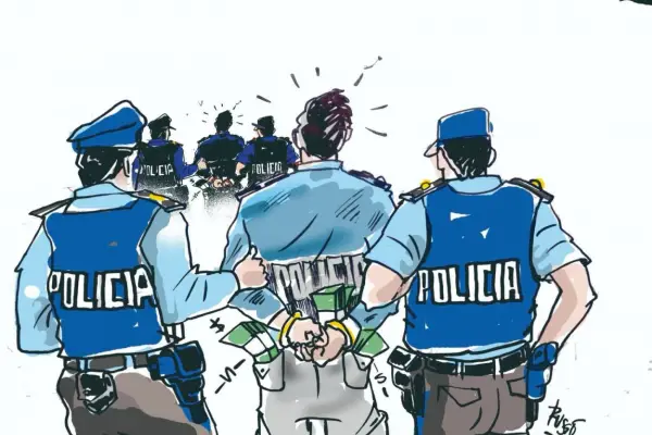 Policías en la cuerda floja