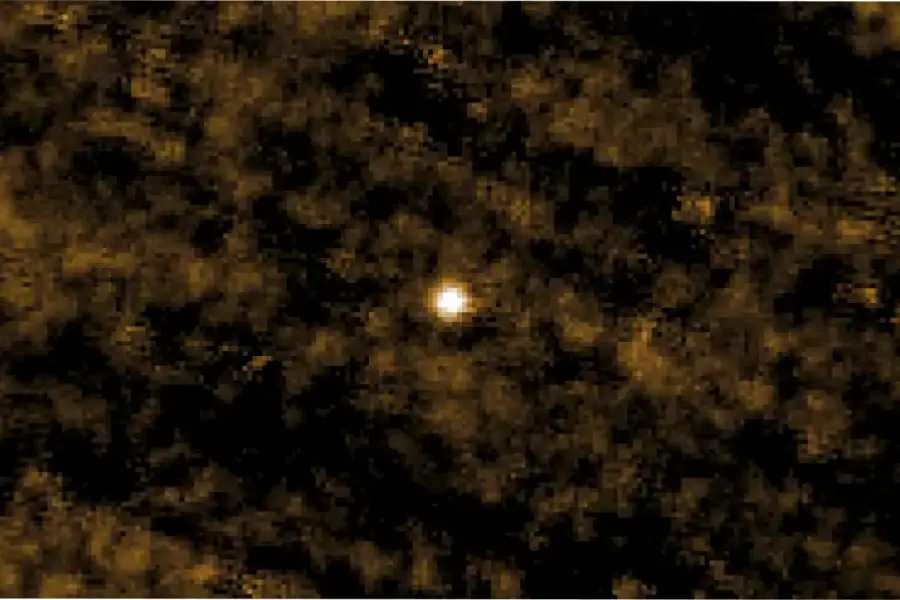 Captura de la trayectoia de 3I/ATLAS.