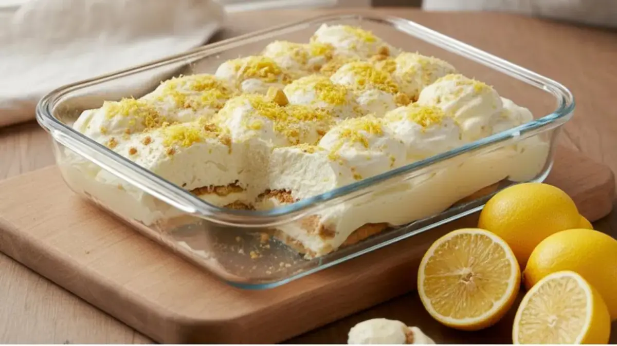 Postre helado de limón y vainillas: la receta fresca y fácil que te salva las fiestas