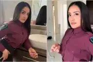 La policía suspendida por sus videos eróticos realizó fuertes críticas: “¿Cuál es la vara para juzgarme?