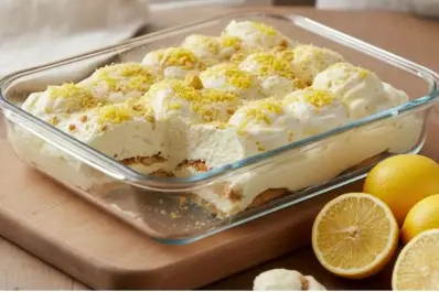 Postre helado de limón y vainillas: la receta fresca y fácil que te salva las fiestas