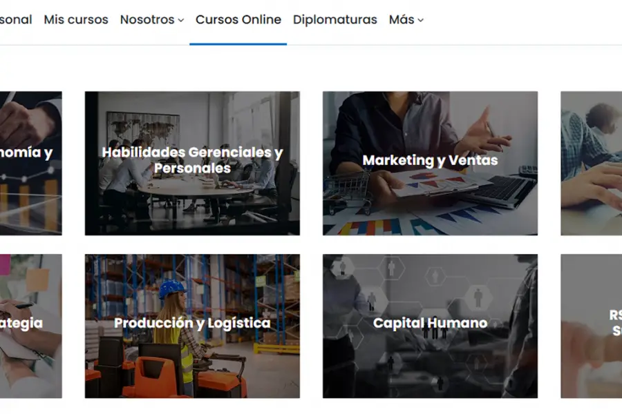 CAPACITACIONES. La Escuela de Negocios CAME, por medio de su plataforma de e-learning ofrece cursos online focalizados en áreas claves para Pymes