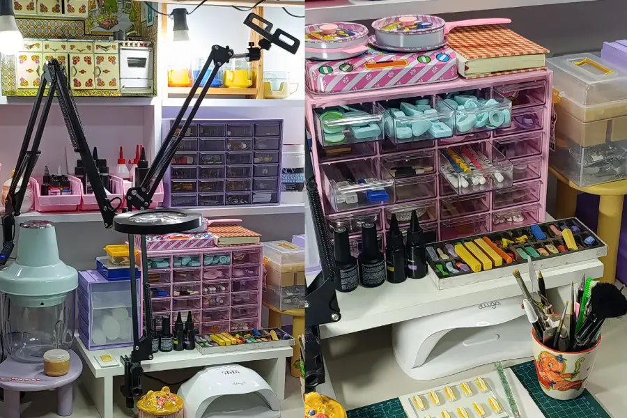 EMPRENDIMIENTO. El espacio donde Julieta Santos crea joyería para Plutonia. 