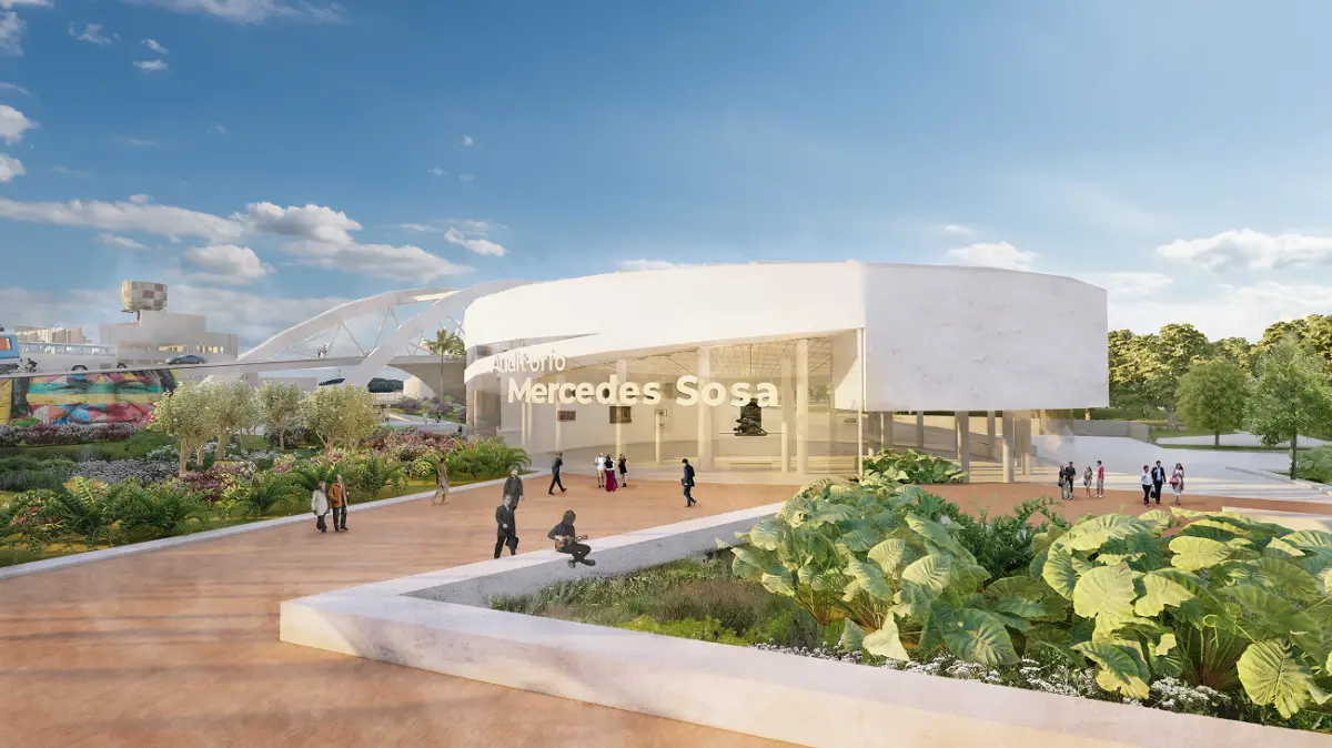 NUEVAS PROPUESTAS. El proyecto incluye el Auditorio Mercedes Sosa, un espacio de encuentro. / CORTESÍA JOAQUÍN BURGOS