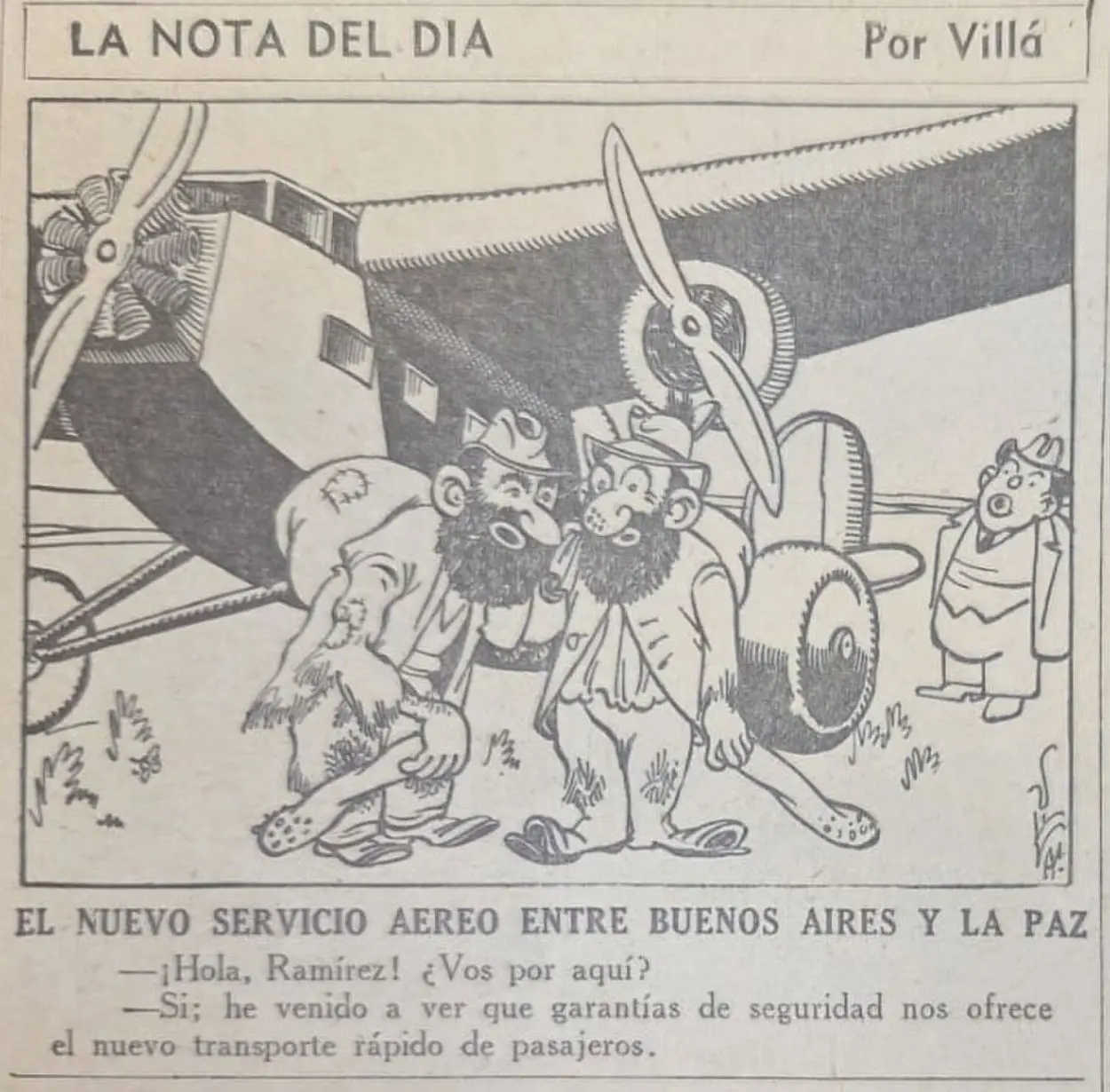Recuerdos fotográficos: 1937. El “monstruo del aire” que iba de Buenos Aires a La Paz