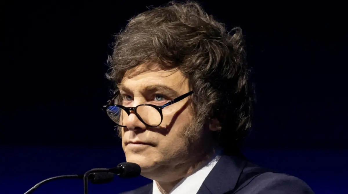 DISCURSO. Milei afirmó que asumió para resolver problemas y que la única forma de avanzar es con el equilibrio fiscal.