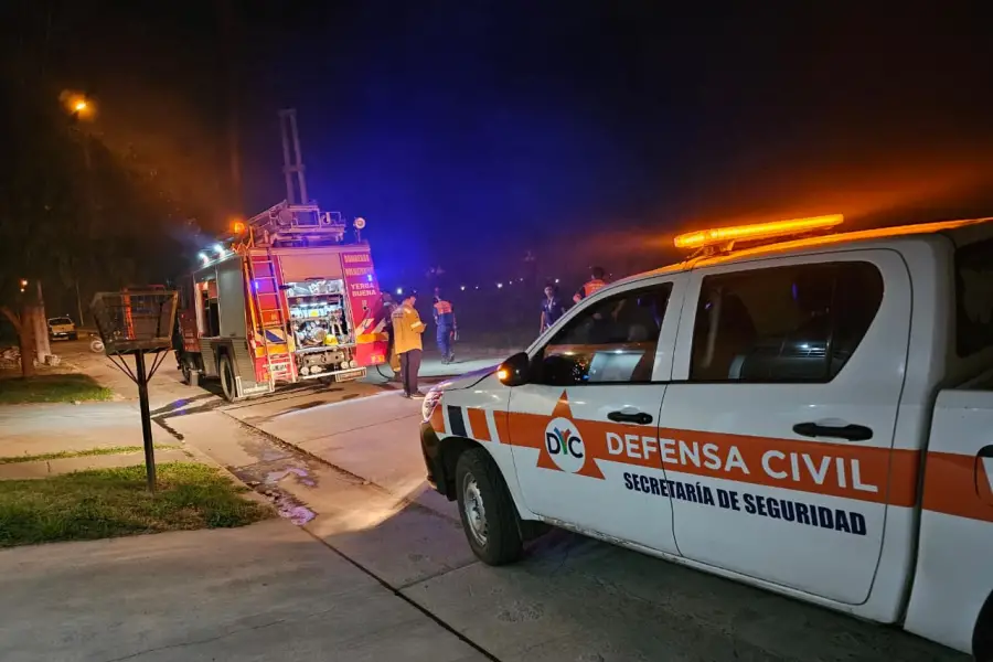 Un incendio generó preocupación entre los vecinos del barrio Municipal de Yerba Buena