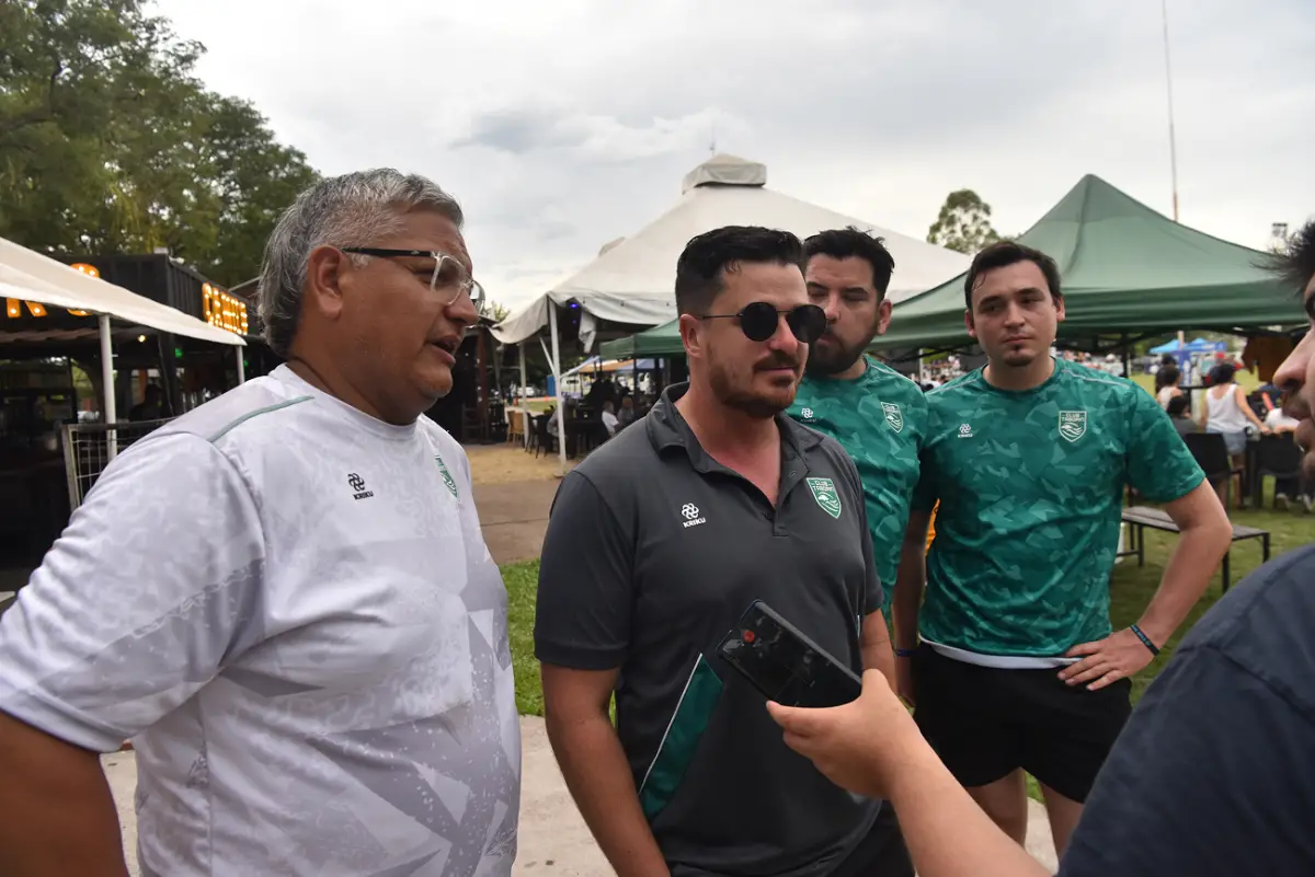 VIAJE LARGO. El club Taborín viajó desde Córdoba para disputar el Seven de Aguilares.